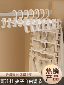 ไม้แขวนกางเกงแบบไร้รอยต่อสำหรับใช้ในหอพักนักเรียน ไม้แขวนเสื้อแบบยูนิคอร์น ไม้แขวนเสื้อแบบพับได้สำหรับใส่กางเกง