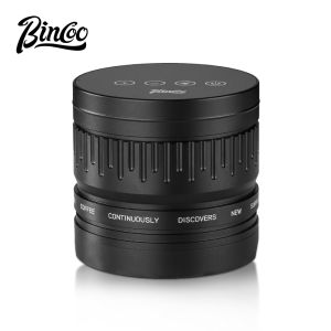 BINCOO Electric Coffee Tamper Wireless Smart Control Adjustable 20LBS 2‑in‑1 Automatic Distribution & Tamping Tool 58MM