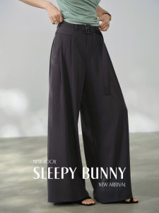 Slim Fit Thin High Waist Flared Trousers for Summer