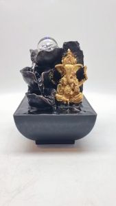 น้ำพูดแบบตั้งโต๊ะ รุ่นพิ ฆเน ศมีลูกแก้ว หมุน เสริมฮวงจุ้ย ตกแต่งบ้านขนาดเล็ก