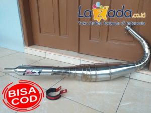 Knalpot Rx King Kolong Python Chrome cacing super garing Istimewa RX KING PRO SERIES