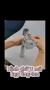 GK ngoài trời Omni Directional FRP Antenna Clip Code u Bolt Hoop Rod Holder Phần cứng mạ kẽm trắng màu xanh