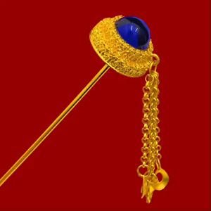 ชุดเครื่องประดับชุดไทย สำหรับล้านนา และล้ายดอกไม้ ปิ่นปักผมชูบทองแต่ง