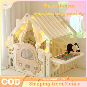 Magical Princess Castle Playhouse & Carriage Tent Indoor Kids Play Area for Boys Girls Polyester Space-Saving (Ages 1-5)