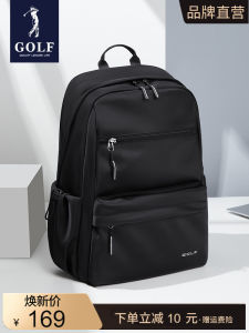 GOLF Mens Large Capacity Computer Backpack Commuter Travel Shoulder Bag University Student Bookbag 16 Inch Laptop Sleeve