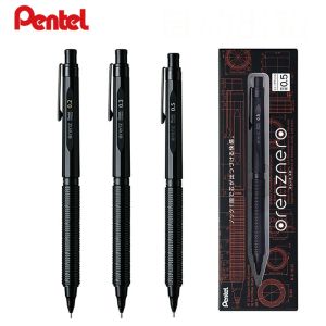 Pentel Orenz Nero ดินสอกดพร้อมฟีดตะกั่วอัตโนมัติ คุณสมบัติ 0.3/0.5 มม. กลไกการม้วนอัตโนมัติ Olens ระบบกราไฟท์