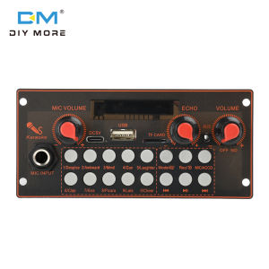 Diymore DC 5V MP3 BT bảng khuếch đại giải mã với chức năng microphone điện 2*10W