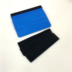 10pcs Black Cloth 10x3cm 10x5cm Fabric Replaceable Felt With Self Adhesive Glue For 3M Squeegee Car Vinyl Film Wrapping Scraper