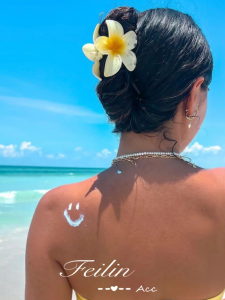 Beach Theme Holiday Womens Accessories Island Flower Hair Clip Fresh out Fashion Jewelry Hair Grips Headwear by CEEINE