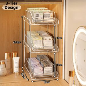 AOQILA | Organizational Drawer Style Cosmetic Storage Box