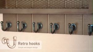 Wall Mounted Storage Rack with Hooks Key Holders for House Keys Wood Key Organizer on Wall for Household Office Entryway Hallway Key Rack with Mail Storage Basket for Letters Hat Stuffs Space Saver