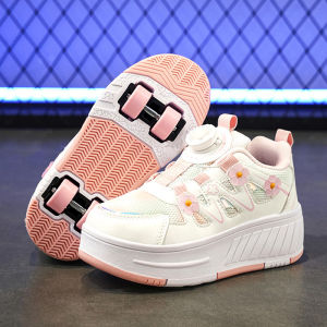 4-Wheel Retractable Princess Style Roller Skates