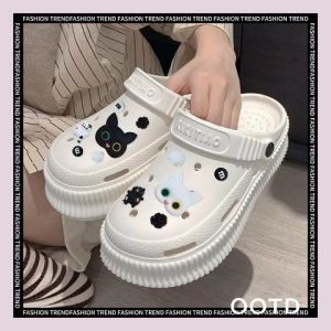 QJshop ใหม่ รองเท้าแตะหัวโตแฟชั่น ดีไซน์ใหม่สวยแบบไม่ซ้ำใครและสีคือน่ารักมากแมทช์ลุคคือได้ทุกชุด ใส่สบายด้วยวัสดุนิ่มน้ำหนักเบา ไม่พอแถมตตัวติดไปด้วย 1 ชุดฟรีลายน้องแมวด้วย คุ้มมาก