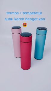 Termos Air Panas Mini Stainless 500ml Tahan 24 Jam LED Display Suhu Temperatur