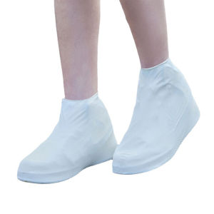 ซิลิโคนสวมทับรองเท้า ที่ครอบรองเท้ากันฝน ถุงหุ้มรองเท้า Waterproof Shoes Cover ซิลิโคนกันรองเท้าเปียก เเบบสั้น กันลื่นเเละทนต่อการสึกหรอ