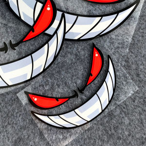 Xe Máy Chắn Bùn Dán Ma Quỷ Của Nụ Cười trang trí riêng Không Thấm Nước cửa sổ xe hơi nhãn dán cửa Bumper Kính Chắn Gió Bất kỳ Vị Trí