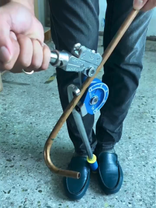 Pipe Curving Manual Pipe Bender Adjustable 4-in-1 Copper Bender Pipe Bending Tool Useful Convenient