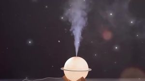 Lunar 200Ml Cool Mist Humidifiers Aroma Oil Diffuser Mini 3D Moon Lamp Ultrasonic Home Room Air Humidifier Moon Humidifier