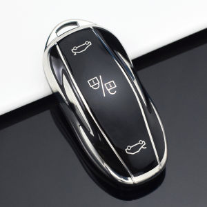 Auto Key Shell Bag Holder Protector for Tesla Model 3 Model Y Model X Model S TPU Car Smart Key Cover Case Fob Accessories