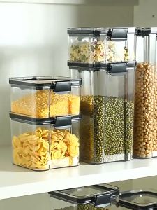 Food Storage Container Plastic Kitchen Refrigerator Noodle Box/ Bekas Makanan Kedap Udara 密封罐 Tupperware