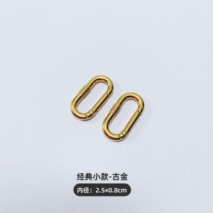 แหวนรูปไข่หัวเข็มขัดสปริงโซ่ปรับหัวเข็มขัดกระเป๋าอุปกรณ์เสริมโลหะล็อคหัวเข็มขัดการ์ดหัวเข็มขัดการปรับเปลี่ยนเปลี่ยน