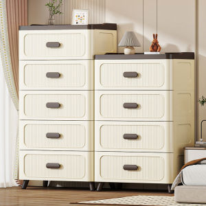 Multilayer Plastic Drawer Storage Cabinet