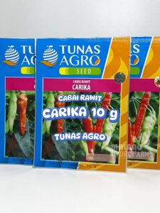 Benih Cabai Rawit Merah Carika 10 gram Tunas Agro Hidroponik