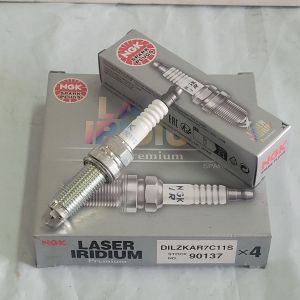 DILZKAR7C11S☄️Twin Tip☄️Honda City T9A Hybrid Jazz T5A Hybird HRV Hybird NGK 90137 Laser Iridium Spark Plug