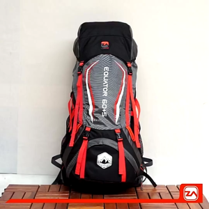 TAS CARRIER GUNUNG ZARVENTURE SERI EQUATOR 60+5 liter./ TAS RANSEL PRIA WANITA/ TAS HIKING PRIA TERLARIS 2025