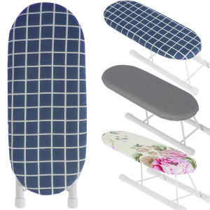 Foldable Tabletop Ironing Board Portable Small Ironing Board with Non-Slip Folding Feet and Heat Resistant Pad for Sewing Craft