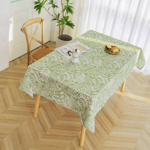 Tablecloth Waterproof Oil-Proof Disposable Small Fresh Pastoral Green Ins Style Coffee Table Rectangular Table Cloth Table Mat Tablecloth