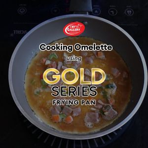 Chefs Gallery Gold Series Greblon C2 Non-Stick Frying Pan: Healthy Cooking & Induction Ready