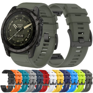 Tactix8 Watch Band For Garmin Tactix 8 AMOLED/Solar Fenix 8 PRO E 7 7X/Epix/6X 5XPlus QuickFit 26mm 22mm Silicone Strap Bracelet