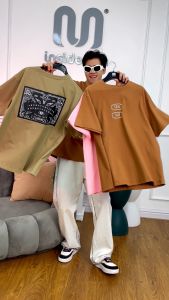 INSIDEMEN - Áo Thun Ngắn Tay Nam Form Freesize ITS054S3