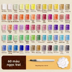 MINGZHUO | Bộ Sơn Nước Khoáng Lấp Lánh