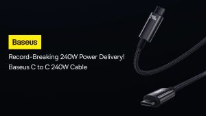 Baseus 240W PD Cable PD3.1 Type-C to Type-C Cable for MacBook Samsung Xiaomi 48V5A Fast Charging Type C Cable