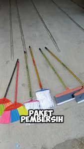 PAKET PEMBERSIH!! Sapu Senar Wiper & Pel lantai 14