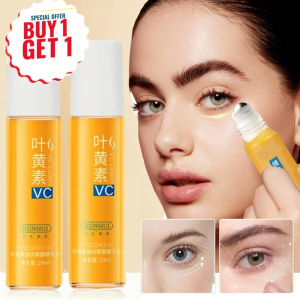 Lutein Anti-Aging Eye Serum Oil Dark Circle Removal Wrinkle Fading Firming Lifting Whitening Brightening Eye Care for All Skin