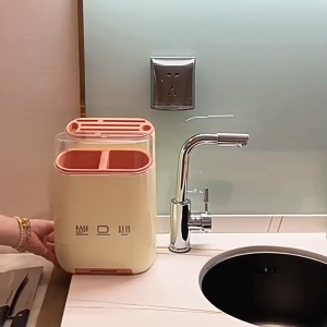 【MOHO.SG】Kitchen knife rack and storage shelf Household Chopstick Holder Cutting Board and Knife Integrated Stand