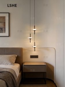 LSHE | Adjustable Crystal Pendant Light Italian Minimalist Design