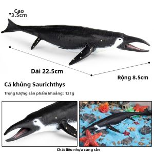 Đồ Chơi Cá Mập Xưa Rắn Đá 100% Solid
