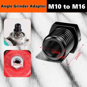 Angle Grinder Attachment AdapterM10 to M14/M16Black Quick Change Polisher Interface Connector Practical Thread Converter