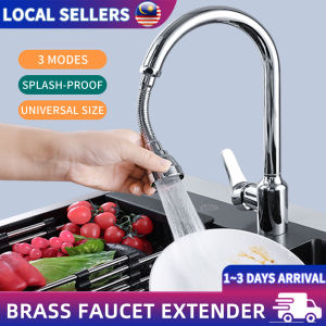 360° Rotating Faucet Extender 3 Modes Splash-Proof Tap Head Universal Kitchen Sink Water Filter Nozzle Kepala Paip