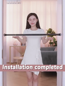 [Punch-free]Extendable Rod Curtain Rod Shower Rod Adjustable Curtain Shower Rod for Bathroom Bedroom Hang Balcony
