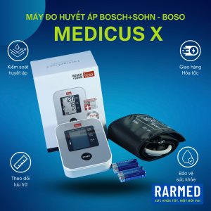 Máy đo huyết áp bắp tay gia đình Boso Medicus X thông minh chính xác