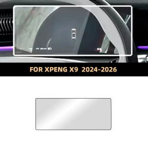 Car Tempered Glass Protective For Xpeng X9 2024-2026 Auto GPS Navigation Screen Protector Display Interior Accessories