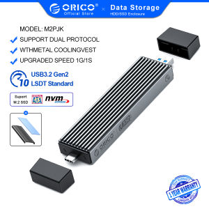 ORICO M.2 NVMe SSD Dual Protocols SSD Enclosure USB Type C 2 in 1 10Gbps USB3.2 USB-C External Case Support UASP Trim