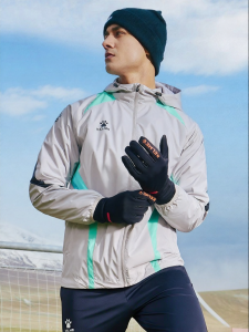 Kelme | Waterproof Hooded Windbreaker Sport Club Style Spring Autumn Coat