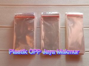 Plastik OPP Seal Lembaran 9 x 20 Cm Plastik One Sheet Kue Basah 100 Lembar