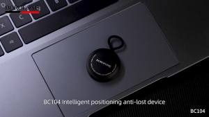 【NEW】BOROFONE BC104 Intelligent Apple Positioning Anti-lost Device Remote Precise Positioning One Click Call to Find GPS Positioning Tracker Lost Reminder Anti-Lost Locator With Mini Soft Lanyard